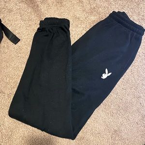 Playboy Bunny black XS sweatpants GREAT CONDITION